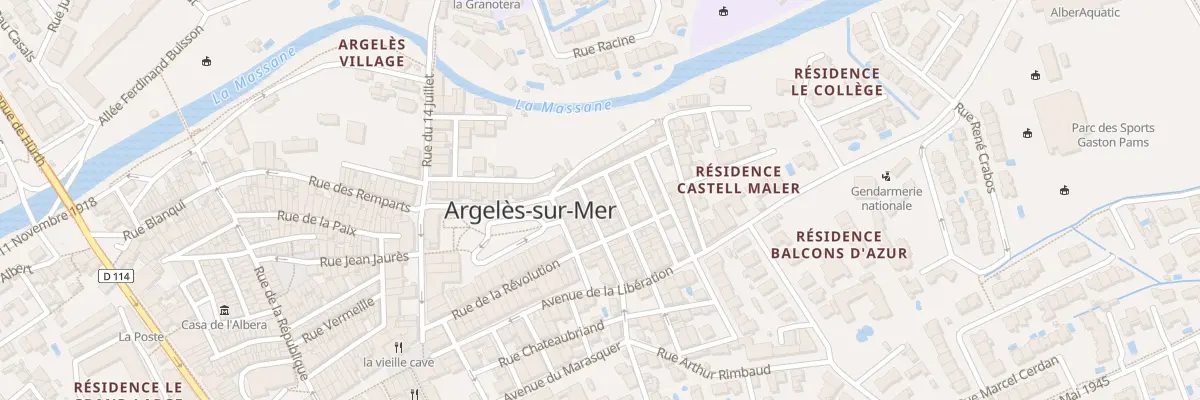 Plan du 22 Rue Robespierre à Argelès-sur-Mer