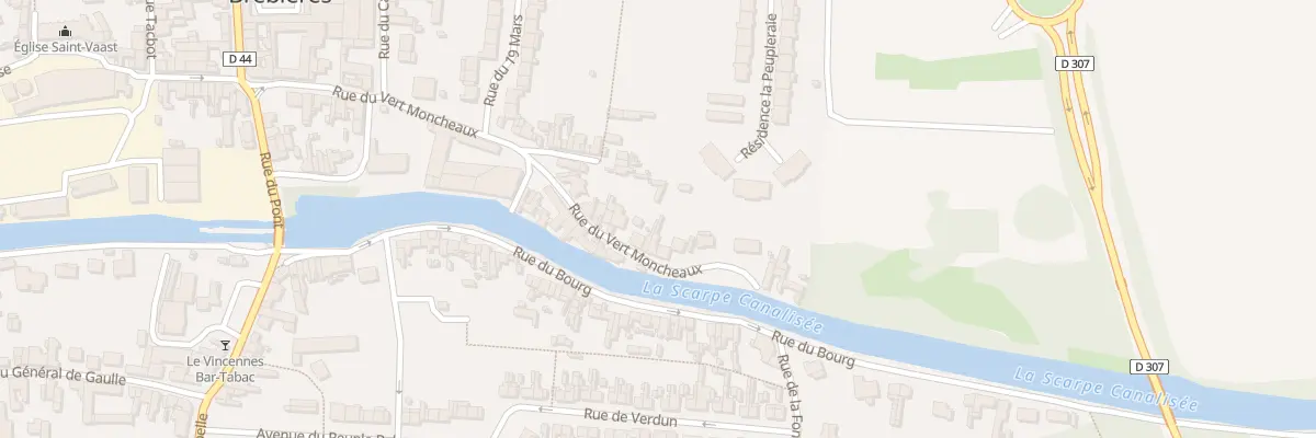 Plan du 51 Rue du Vert Moncheaux à Brebières