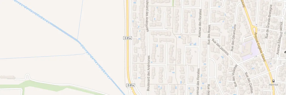 Plan du 44 Bd des Anémones à Canet-en-Roussillon