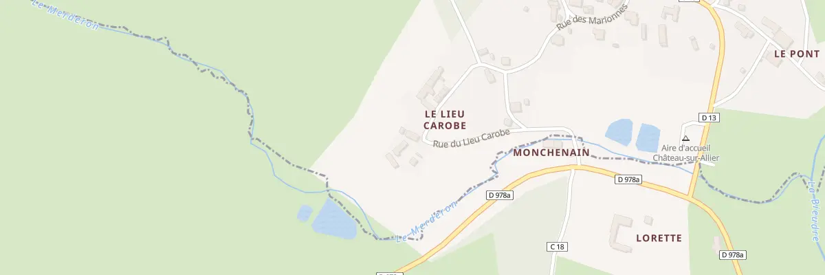 Plan du 5041 Le Lieu Carobe au Veurdre