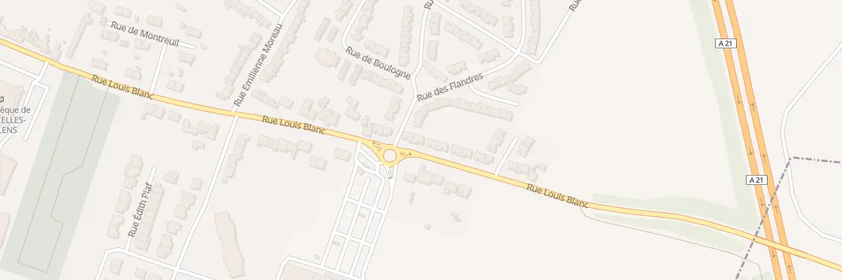 Plan du 79 Rue Louis Blanc à Courcelles-lès-Lens