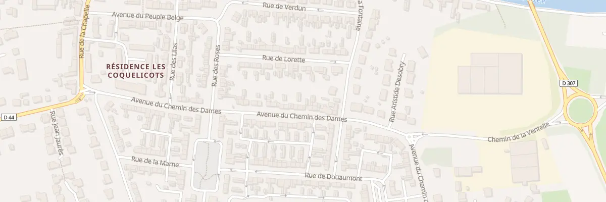 Plan du 289 Av du Chemin des Dames à Brebières