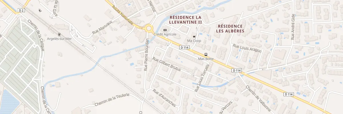 Plan du 30 Rue Jean Moulin à Argelès-sur-Mer