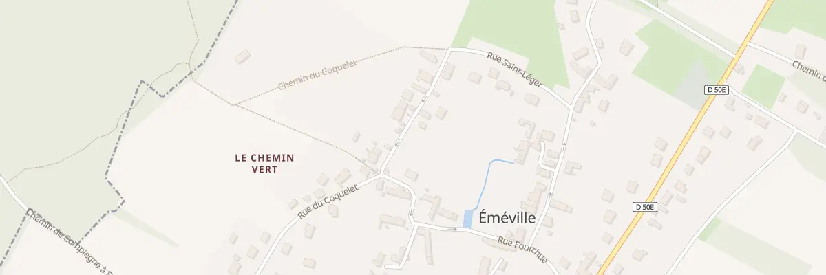 Plan du 9 Rue du Coquelet à Éméville