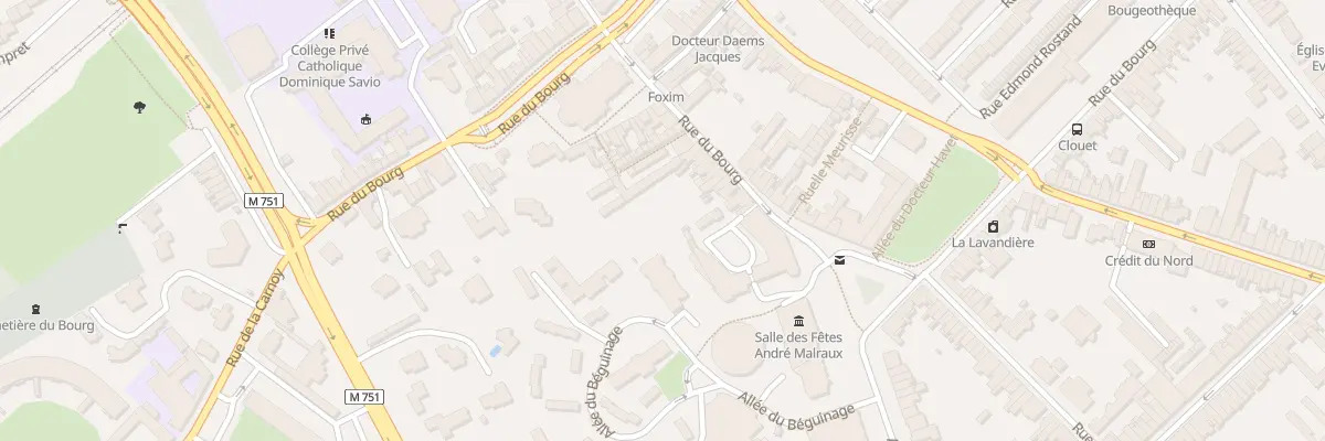 Plan du 134 Rue du Bourg à Lambersart