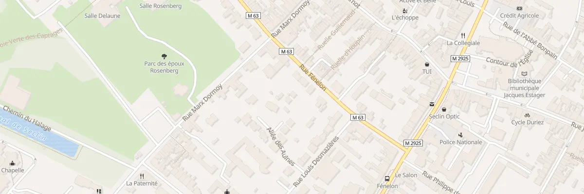 Plan du 6 Rue Fénelon à Seclin
