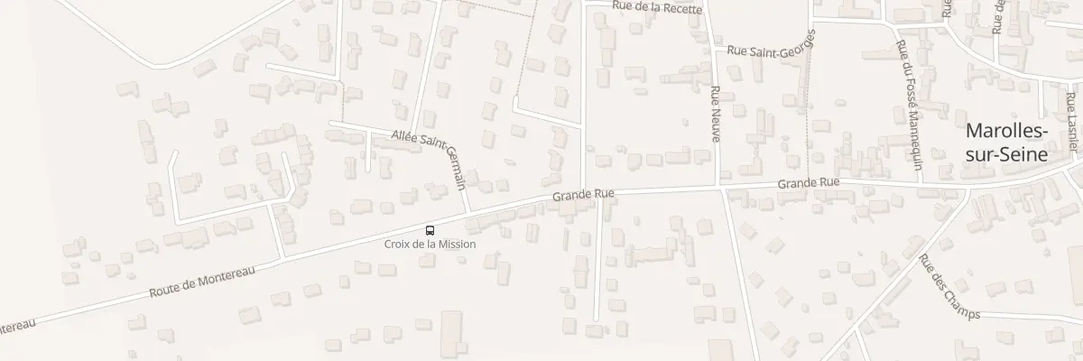 Plan du 90 Grande Rue à Marolles-sur-Seine