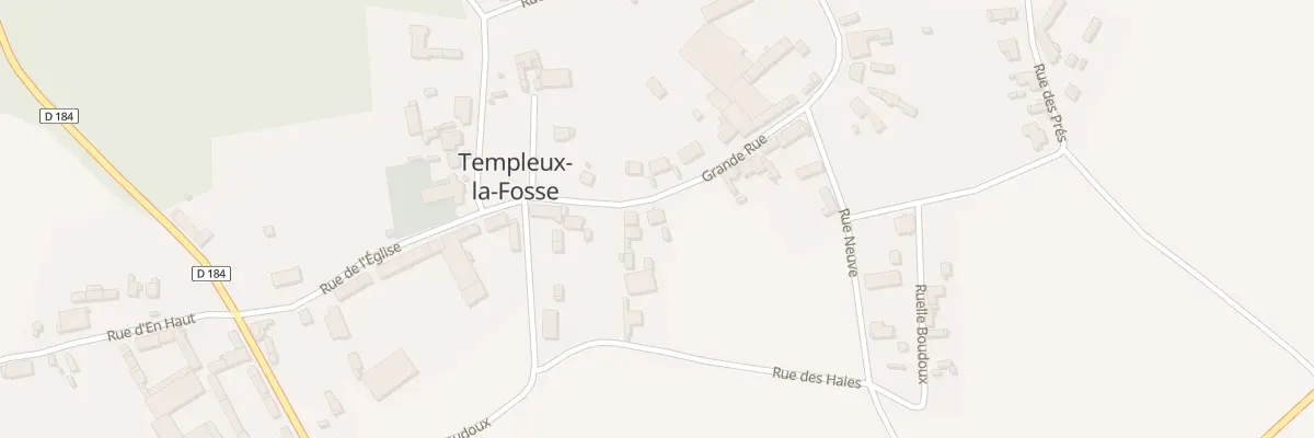 Plan du 12 Gr Grande Rue à Templeux-la-Fosse