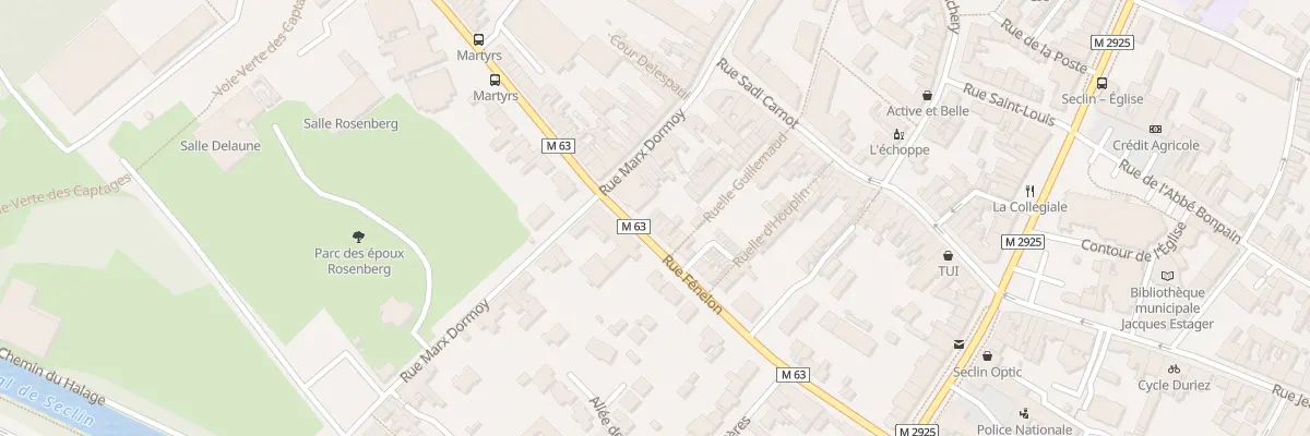 Plan du 5 Rue Fénelon à Seclin