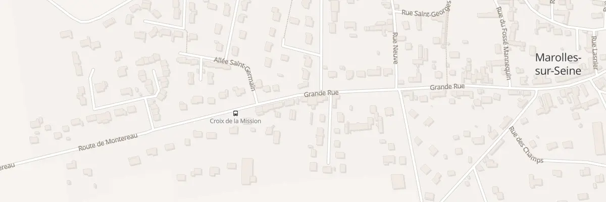 Plan du 91 Grande Rue à Marolles-sur-Seine