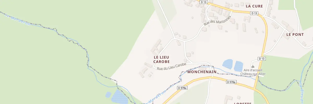 Plan du 5 Rue du Lieu Carobe à Château-sur-Allier
