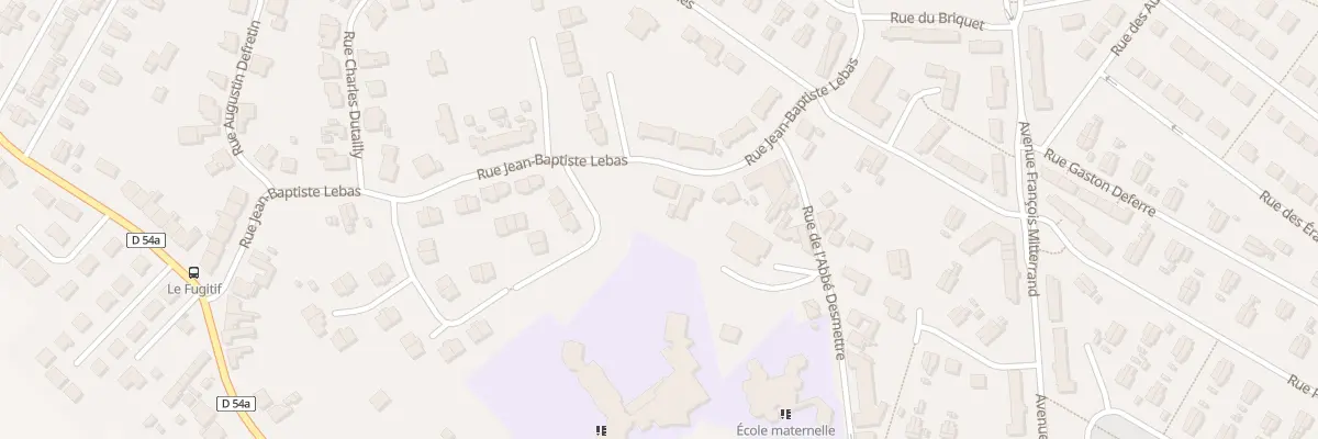 Plan du 392 Rue Jean Baptiste Lebas à Ostricourt