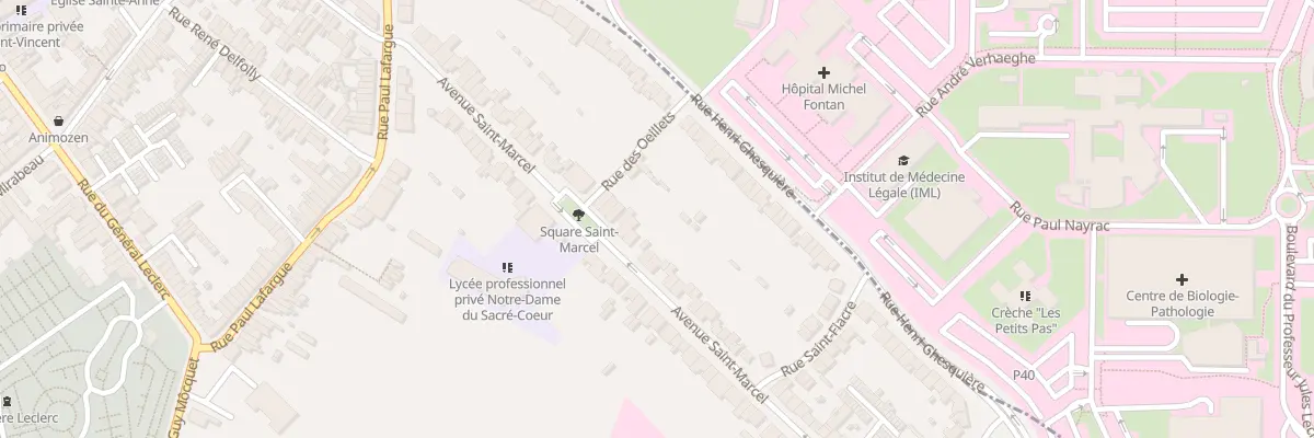 Plan du 223 Av Saint-Marcel à Loos