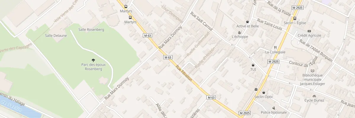 Plan du 11 Rue Fénelon à Seclin