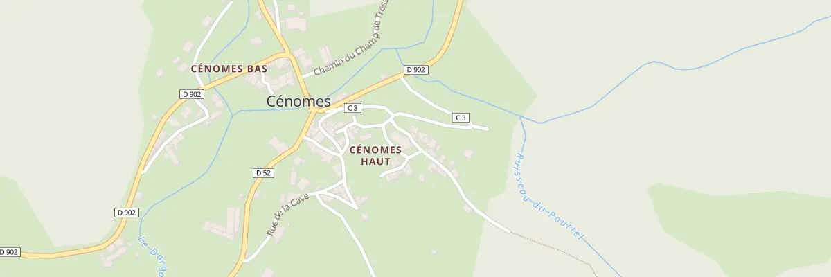 Plan du 5110 Cenomes Haut à Montagnol