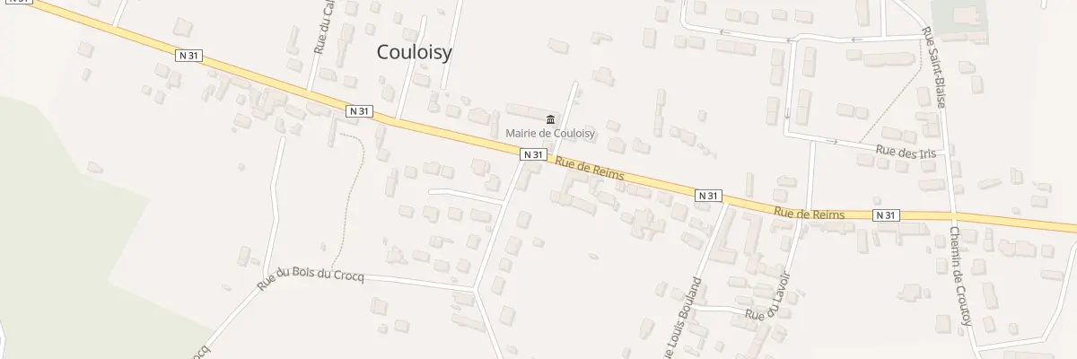Plan du 59 Rue de Reims à Couloisy