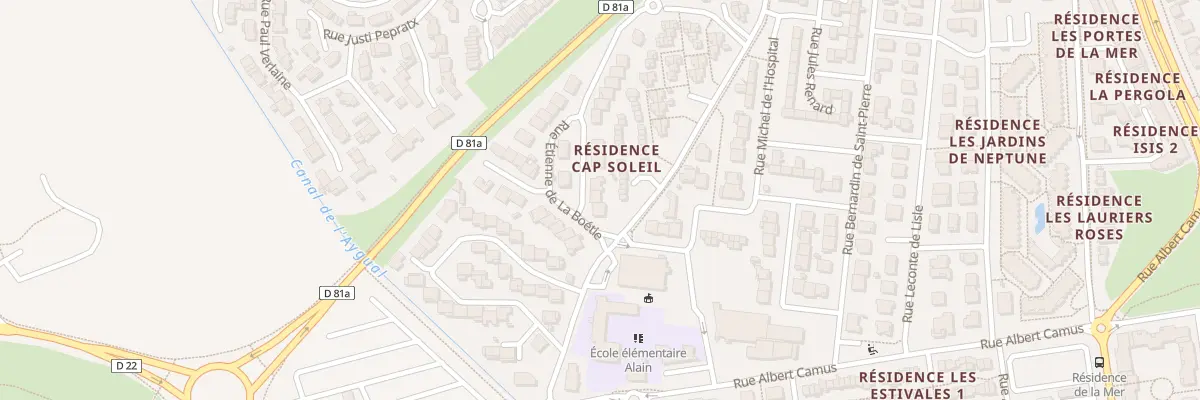 Plan du 4 Rue Guy de Maupassant à Saint-Cyprien