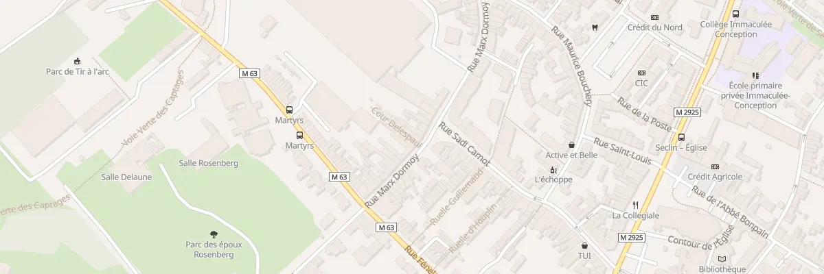 Plan du 1 Vc Delespaul, Rue Marx Dormoy à Seclin