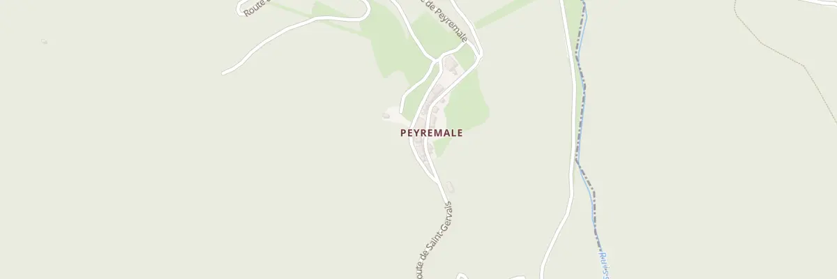 Plan du 5998F Peyremale à Saint-Geniès-de-Varensal