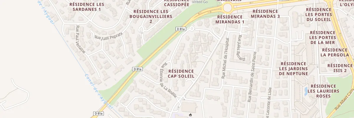 Plan du 14 Rue Guy de Maupassant à Saint-Cyprien