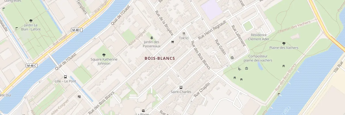 Plan du 22 Rue de Tourville à Lille