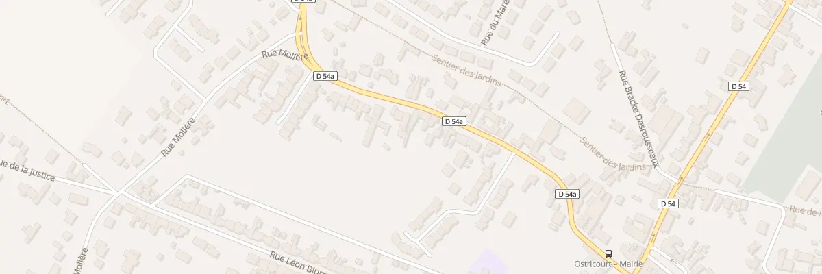 Plan du 309 Rue Charles Saint Venant à Ostricourt