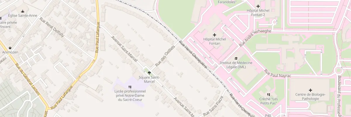 Plan du 36 Rue Henri Ghesquière à Loos