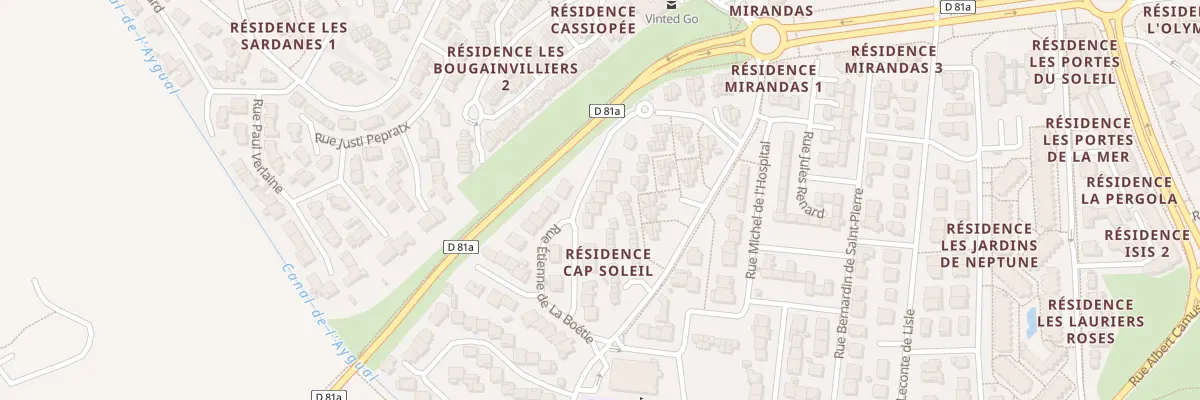Plan du 16 Rue Guy de Maupassant à Saint-Cyprien
