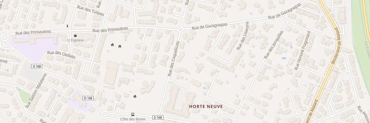 Plan du 6 Rue des Coquelicots à Narbonne