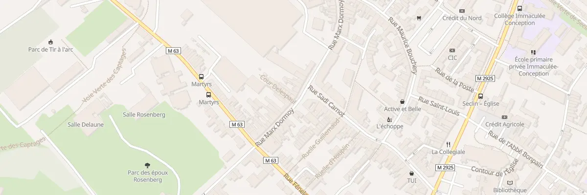 Plan du 30 Rue Marx Dormoy à Seclin