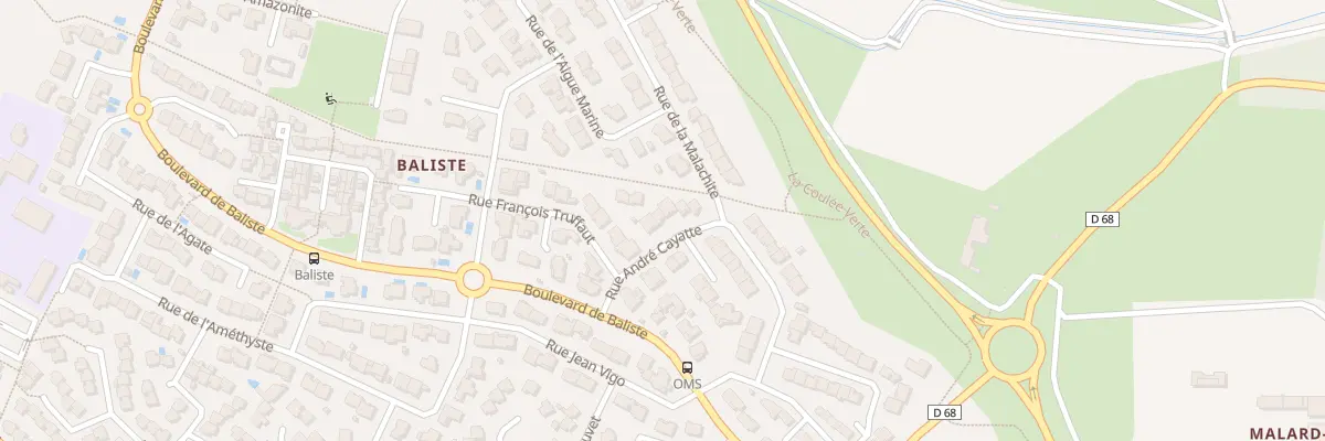 Plan du 11 Rue André Cayatte à Narbonne