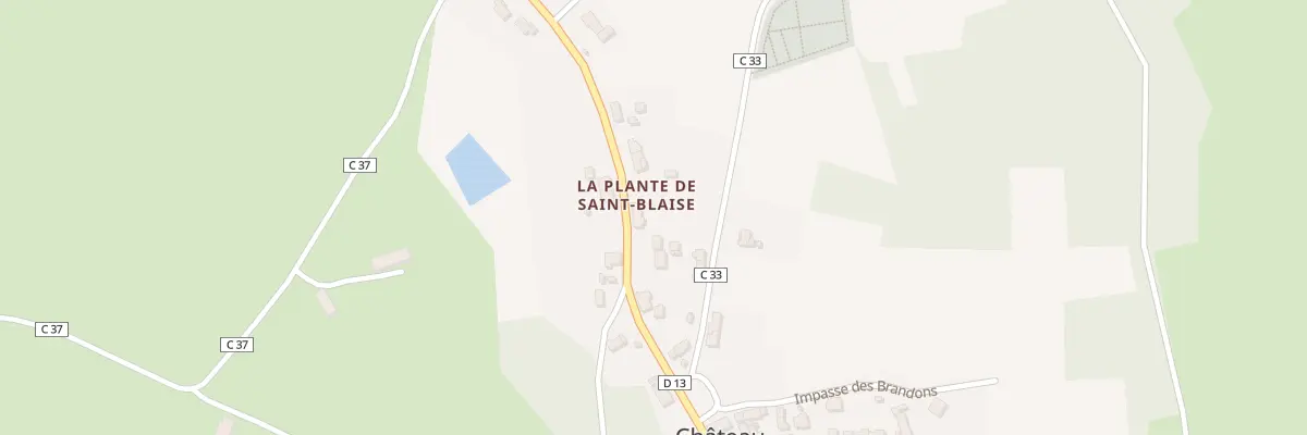 Plan du 5068 La Plante de Saint Blaise à Château-sur-Allier