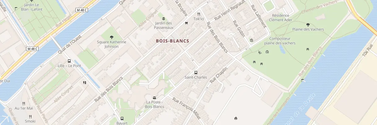 Plan du 9 Rue Surcouf à Lille
