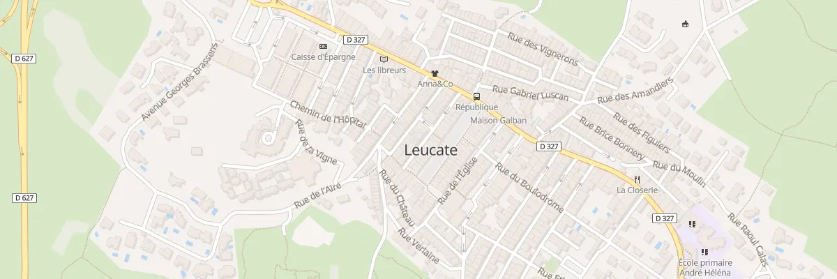 Plan du 28 Rue Emile Zola à Leucate