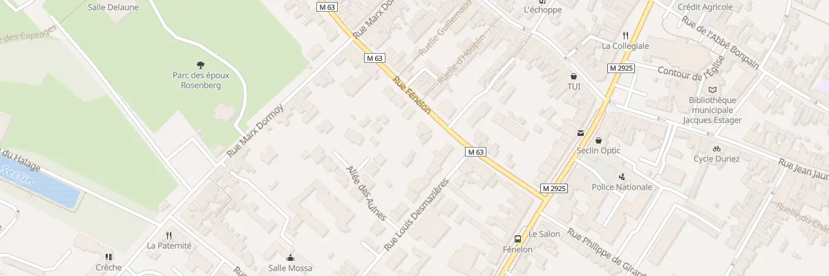 Plan du 10 Rue Fénelon à Seclin