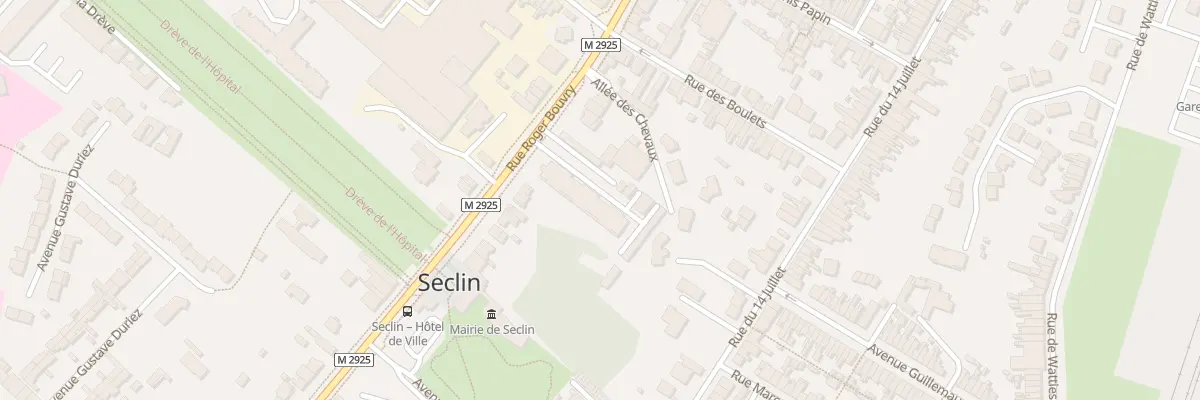 Plan du 79T Rue Roger Bouvry à Seclin