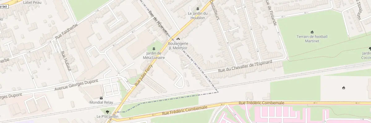 Plan du 52 Rue de l’Épinette à Loos