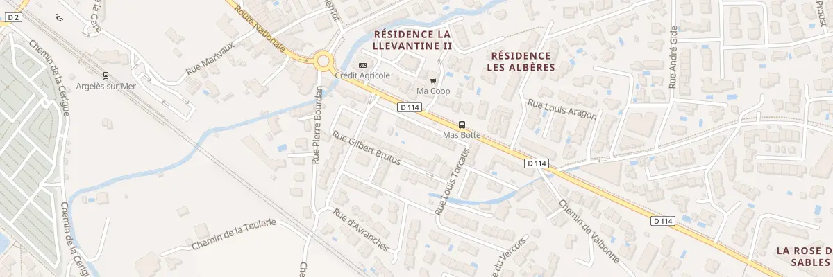 Plan du 22 Rue Marechal Leclerc à Argelès-sur-Mer