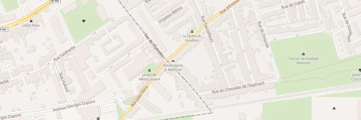 Plan du 129 Rue d’Emmerin à Lille