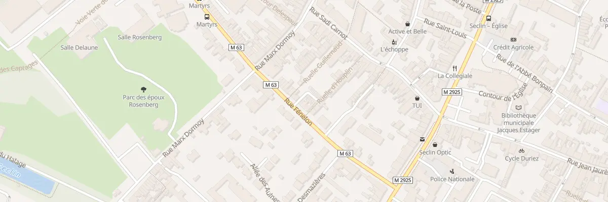 Plan du 21 Rue Fénelon à Seclin