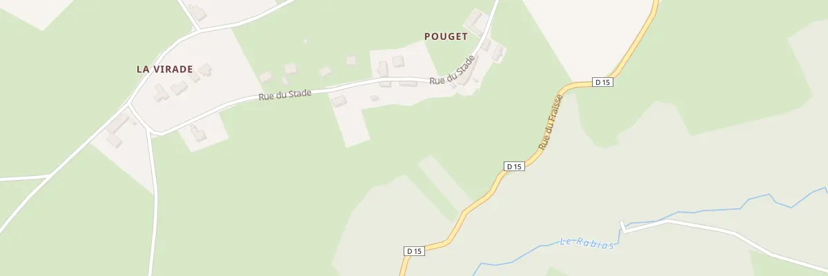 Plan du 5073 Pouget à Marcillat