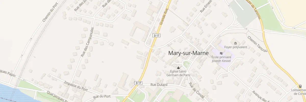 Plan du 4 Grande Rue à Mary-sur-Marne