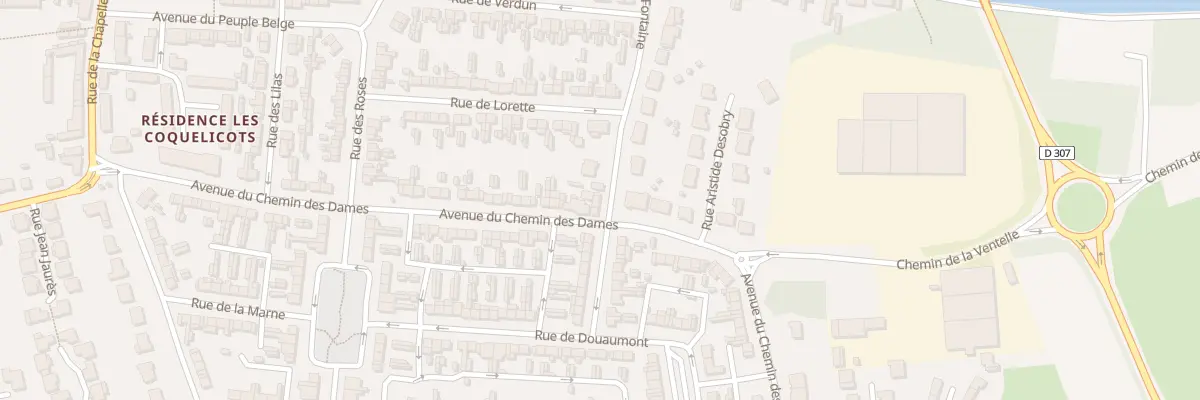 Plan du 9 Rue de la Fontaine à Brebières