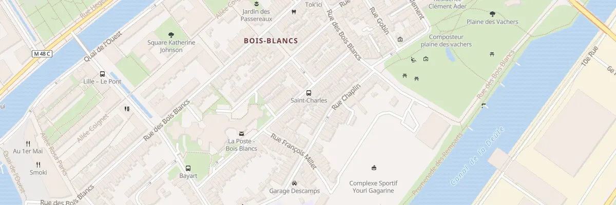 Plan du 41 Rue Gal Anne de la Bourdonnaye à Lille