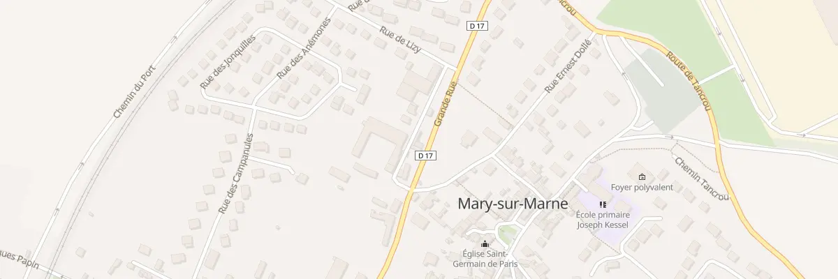 Plan du 6 Rue de la Ferme à Mary-sur-Marne