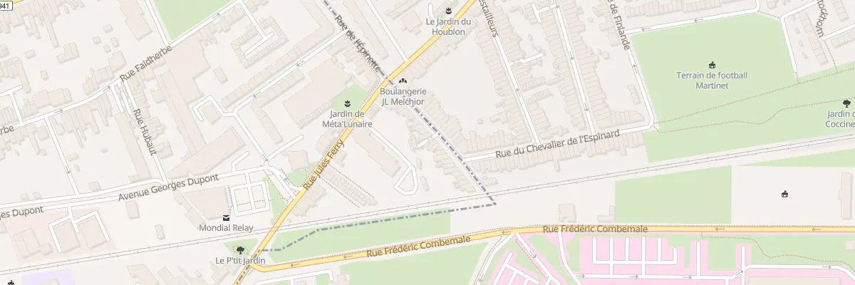 Plan du 56 Rue de l’Épinette à Loos
