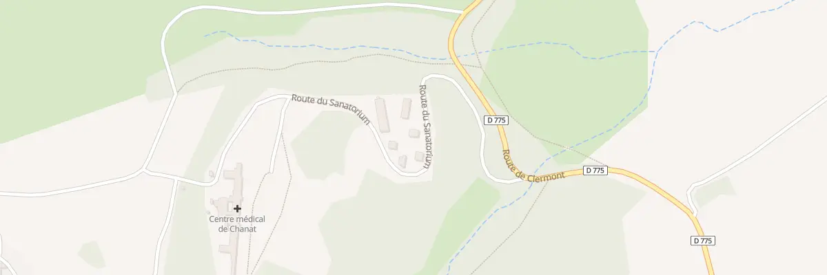 Plan du 5 Rte du Sanatorium à Chanat-la-Mouteyre