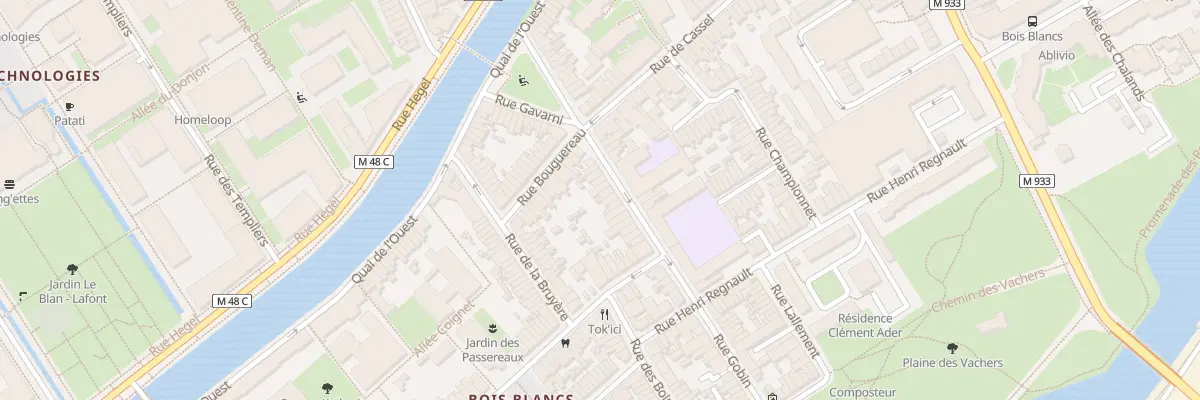 Plan du 29 Rue Guillaume Tell à Lille