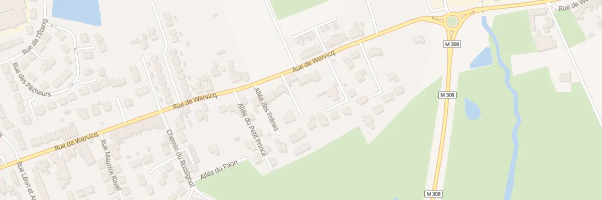 Plan du 194 Rue de Wervicq à Comines