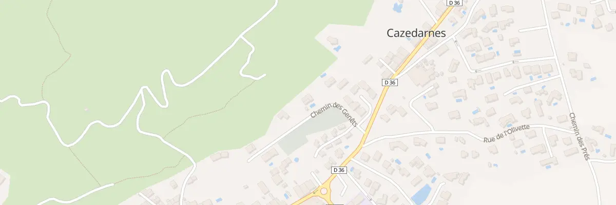 Plan du 5002F Che des Genêts à Cazedarnes